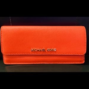 Michael Kors Orange Wallet